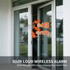 Датчик безопасности двери Tuya WIFI Сигнализация о взломе Защита дома Защита от кражи 90 дБ Детектор открытия окна Голосовое управление Google Alexa