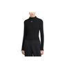 Nike Crop Tops Women's Black Crew Neck Moderate (Unisex) Crop Tops DV7881 010