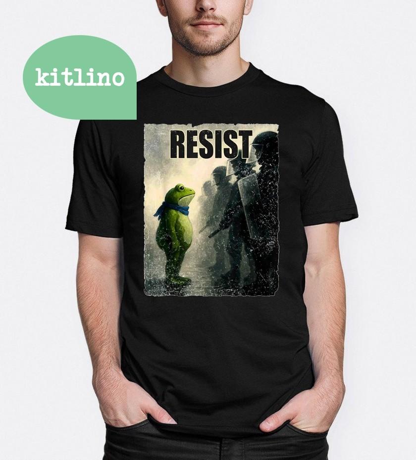 Resist Portland Frog Protest Unisex T-Shirt