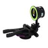 Прицел для стрельбы из лука из алюминиевого сплава, 1-контактный комбинированный прицел для лука с адаптером для тренировок с луком, черный