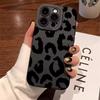 Чехол для телефона с леопардовым дизайном и защитой камеры для iPhone 17 Air 16 e 15 14 13 12 11 Pro Max Plus Mini SE Мягкий силиконовый чехол