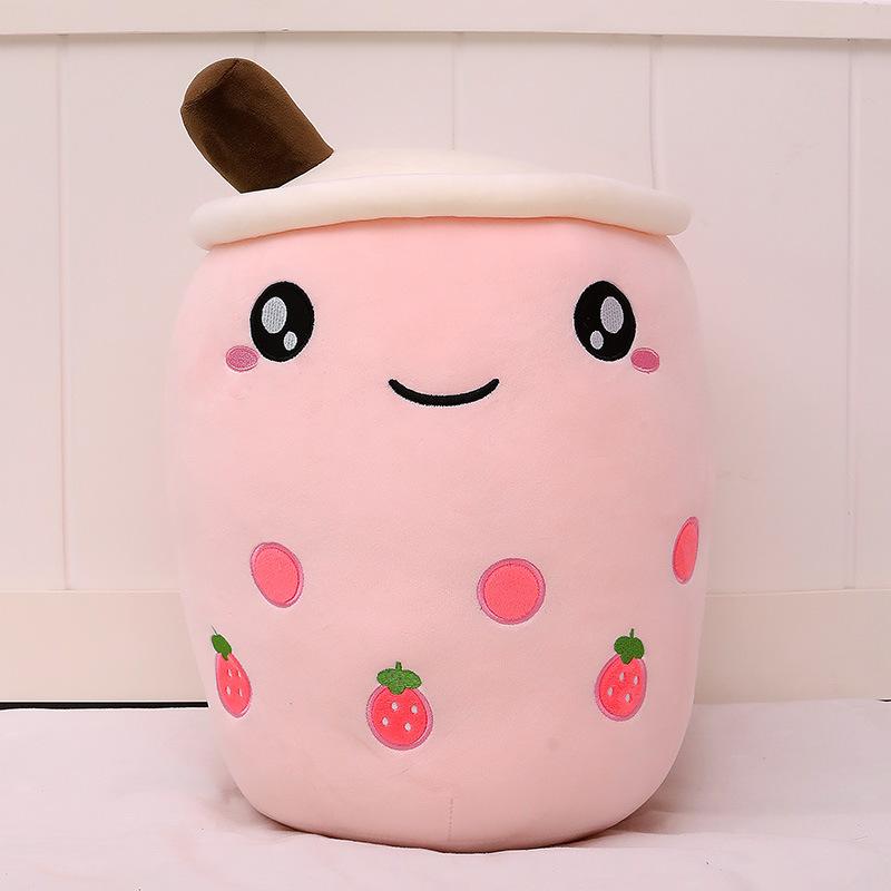24 см Подушка для чая с молоком Kawaii Мягкая плюшевая игрушка Boba Tea Plushie Игрушка для детей Игрушки Подарки на день рождения