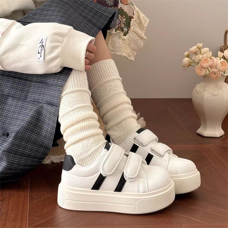 HO Korean Style White Shoes for Women