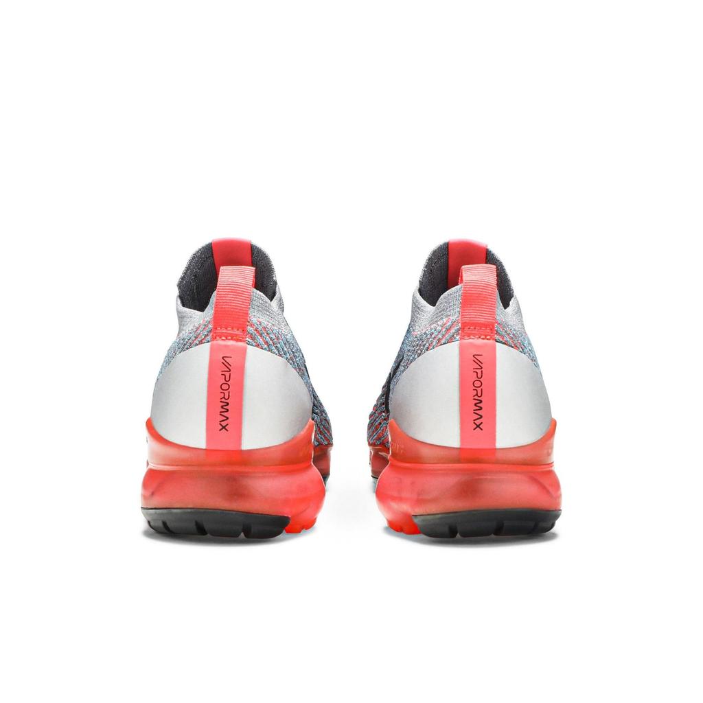 Nike Womens Air VaporMax Flyknit 3 'Flash Crimson' (women's sizes) Flash Crimson / Cool Grey-Blue Fury-Black Running Shoes AJ6910 601