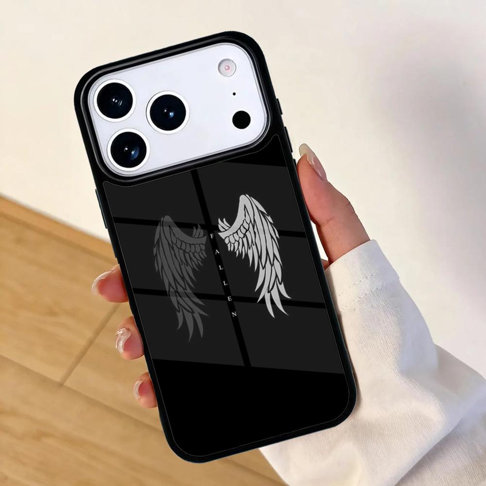 Devil Angel PRINT Mobile Phone Case for IPhone 17 AIR 16pro Max 15 14 13 12 11 Bumper Cover