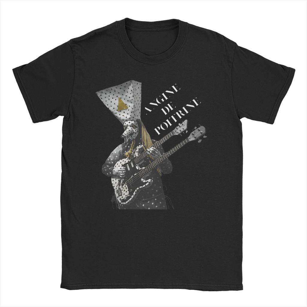 Unisexs Unisexs Angine De Poitrine Rock Band T Shirt Pure Cotton Fashion TShirt Clothing Outfits