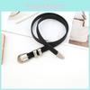 Simple Pu Style Leather Womens Waist Belt Metal Pin Buckle Accessories Clothing