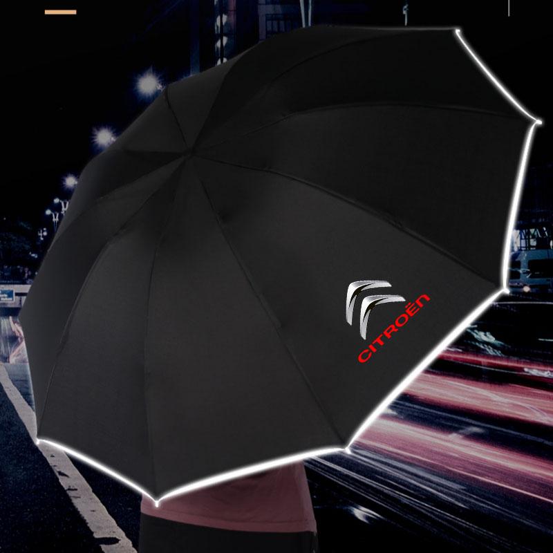 GEFR3 For Citroen 12 Bone Car Automatic Folding Umbrella Sunshade Accessories Grand Berlingo Celysee Xsara C4 Picasso C5 C3 Aircross