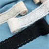 5 Yards/lot 4.5cm Wide Pure Cotton Beige/black/white Handmade Embroidery Lace Retro Trim Accessory