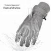 Full Finger Plush Gloves Windproof Thickened Thermal Glove Touch Screen Snow Gloves  Winter Warm