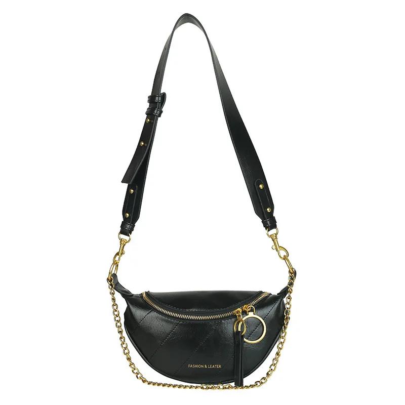 Женская сумка-цепочка через плечо, поясная сумка, сумка через плечо, поясная сумка, роскошная женская сумка на грудь, модная