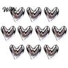 Star Design Fridge Magnet 10Pcs Vintage Love Heart Refrigerator Shape Decorative Kitchen Memo Notes Photo Holder for Home Office Magnetic
