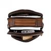 Мужская сумка-мессенджер из натуральной кожи в стиле ретро для бизнеса и отдыха