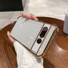 Чехол для Google Pixel 7 Pro Электроокрашенная Цветная Рамка Прозрачный Чехол для Телефона