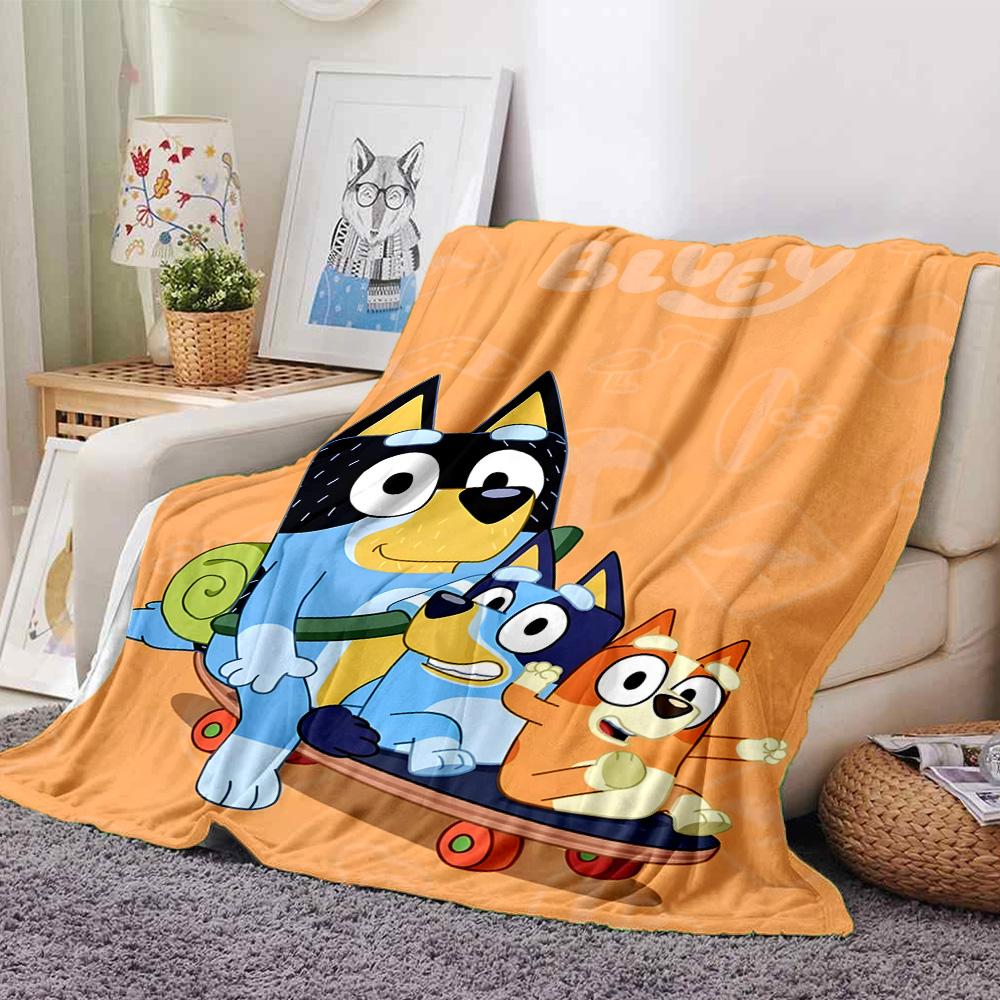 1pc B-Blucy Blanket, Gift, for Men and Women, Soft Blanket, Good for Sofa Bed Couch Travel, Lightweight Flannel Blanket