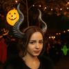 Dark Series Cosplay Hairband Ox Horn Halloween Hair Hoop Cool Halloween Horns Headband  Lady