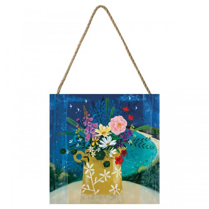 Джулия Кроссленд Летний букет Деревянный блок