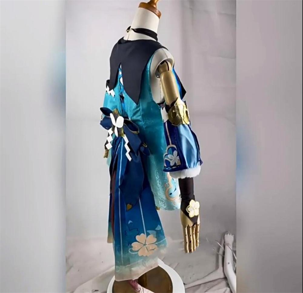 Game   Kirara Cosplay Costume Wig Cat Ears Tail Shoes Accessories Full Set Anime Halloween Costume For Women XXXL