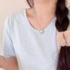 Италия Rc Ke Ying Бриллиантовое Ожерелье Четырехлистный Клевер Женское Нишевое Легкое Роскошное Полое Ожерелье-Цепочка на Ключицу с Четырехлистным Цветком