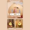 Animal Night Light Capybara Room Decor Rechargeable Squishy Auto-Sensing Ornament Lighting For Nursery Desk Bedroom Kids Toddler