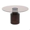 Table Basse - DKD HOME DECOR - 80x80x40 Cm - Verre - Bois De Manguier - Design Moderne