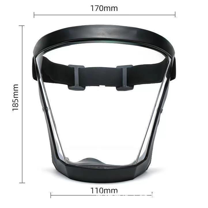 Защитная маска Прозрачная защита для лица Маска для лица Защитная маска для улицы Защитная маска для головы Крышка для работы Защита от брызг