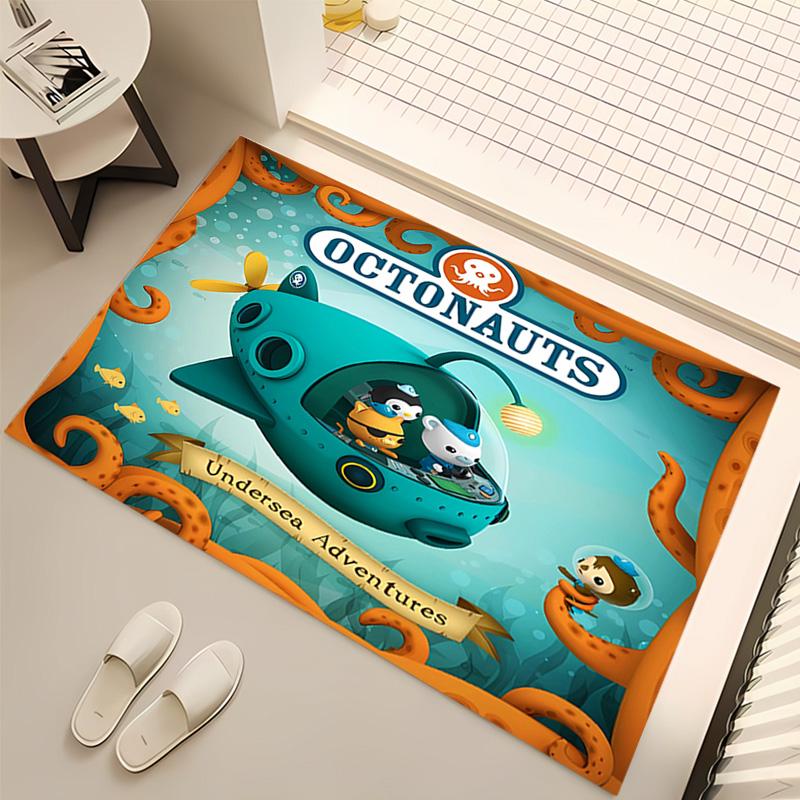 1pc The Octonauts7 Print Area Rug - Soft, Washable Non-Slip Indoor Mat, Living Room, Home Office Decorative Rug,Office Decorative