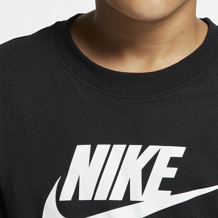 Nike Sportswear Graphic Print Casual Short-Sleeve T-Shirt Kids Tops Black AR5252-013