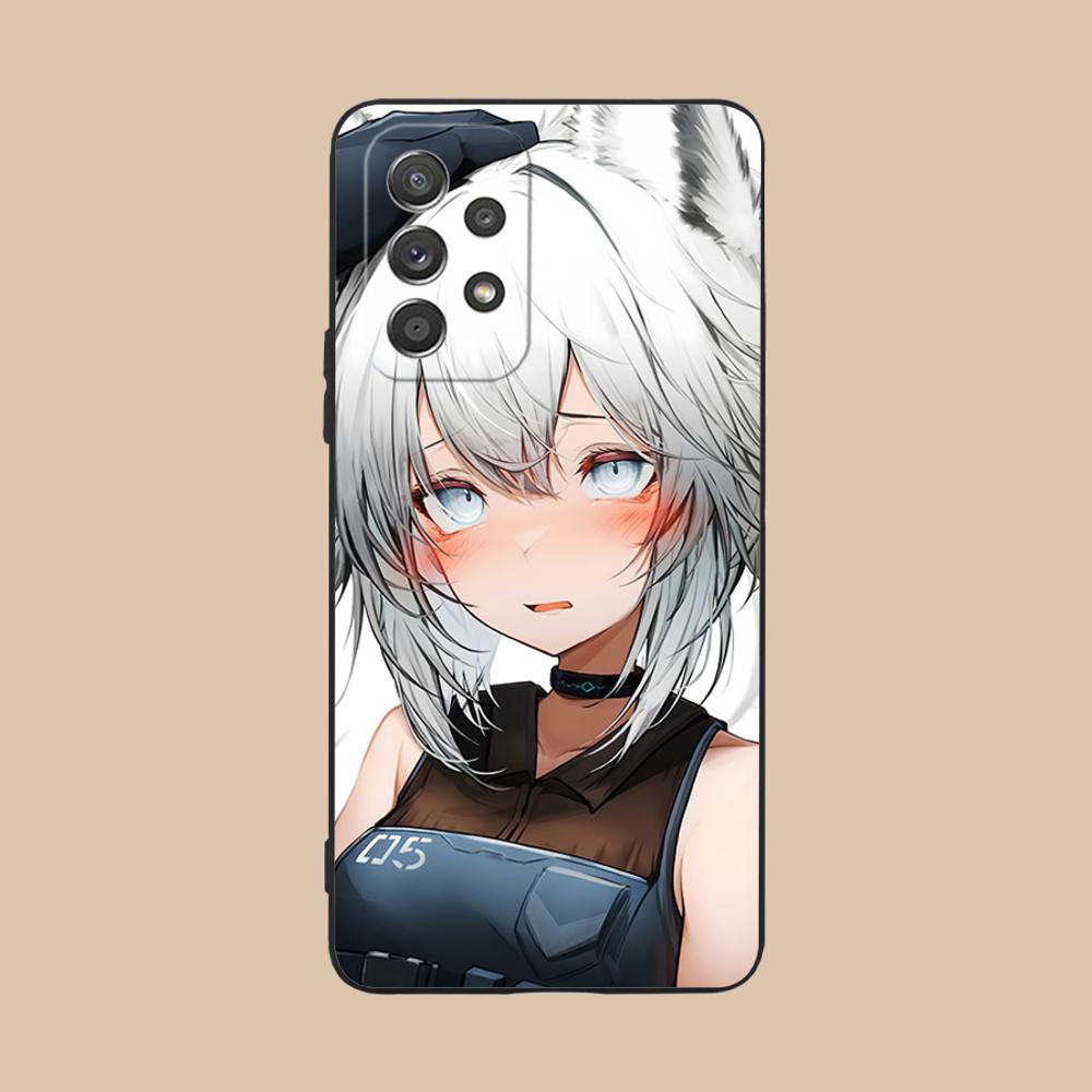 Arknights Grani Матовый ТПУ Чехол для Мобильного Телефона для Samsung Galaxy M55 54 42 35 34 33 32 23 22 15 14 13 12 F55 5G Цветной Чехол