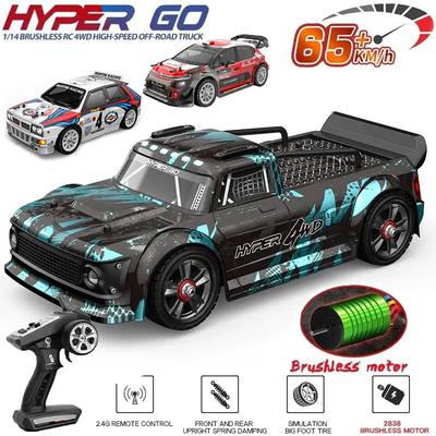 Hyper Go MJX 14301 14302 14303 114 4WD Радиоуправляемая машина 65 км/ч Бесколлекторная 2.4G Пульт Дистанционного Управления Внедорожник Высокоскоростные Радиоуправляемые Машины Грузовик Игрушка