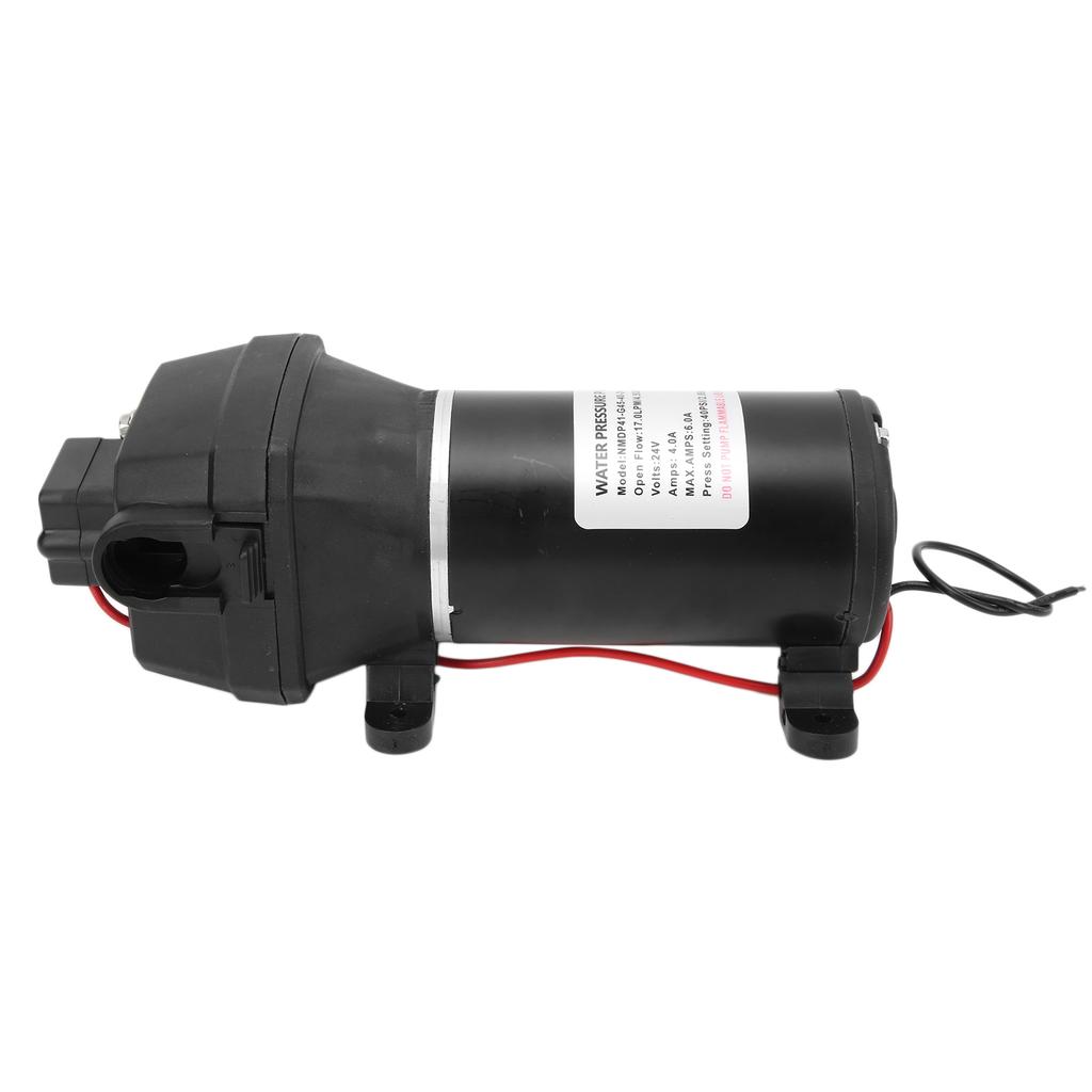 Electric Diaphragm Water Pump Low Noise Power Consumption 24V 6.0A 4.5GPM 40PSI 2.8BAR