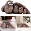 Resin Owl Family Figurines Garden Owl Decor Statue Resin Animal Figurines Sculpture Table Centrepieces for Living Room
