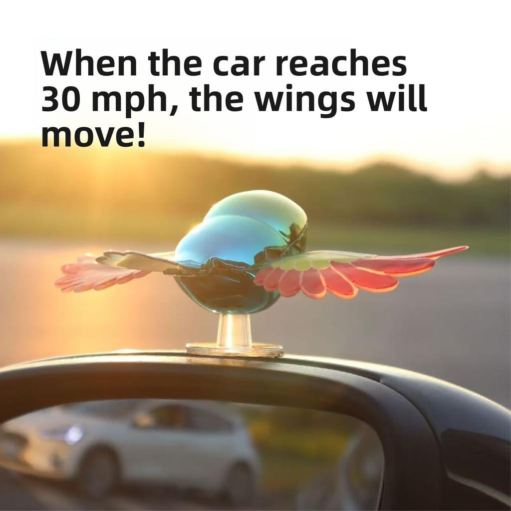 Летающая птица мотоцикл автомобиль креативное украшение ветряной плагин украшение для автомобиля симуляция птицы фэн-шуй украшение