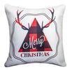 Decorative Merry Christmas Satin Cushion Cover 16 inch x 16 inch Set of 5, Cusion Cover for Sofa 16" 16, Christmas Home Decor