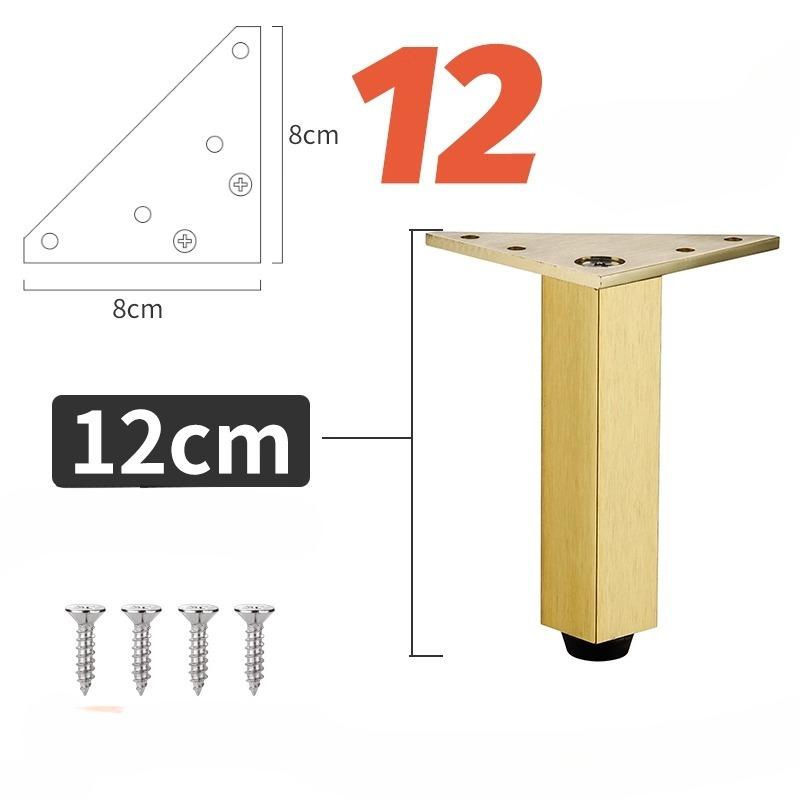 4PCS Hardware Feet Accessories Adjustable Furniture Legs Metal Supporting Foot for Coffee Table Cabinet Chair Sofa Bed Furniture