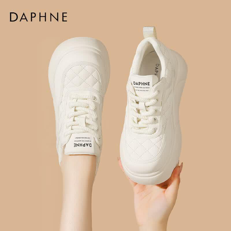 Daphne Women's White Platform Sneakers
