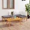 VidaXL Garden Lounge Set 5 Pcs with Cushions, Solid Acacia Wood