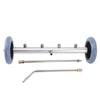 Undercarriage Cleaner 16 Inch 4000PSI High Pressure Under Car Wash Water Broom with Extension Rod
