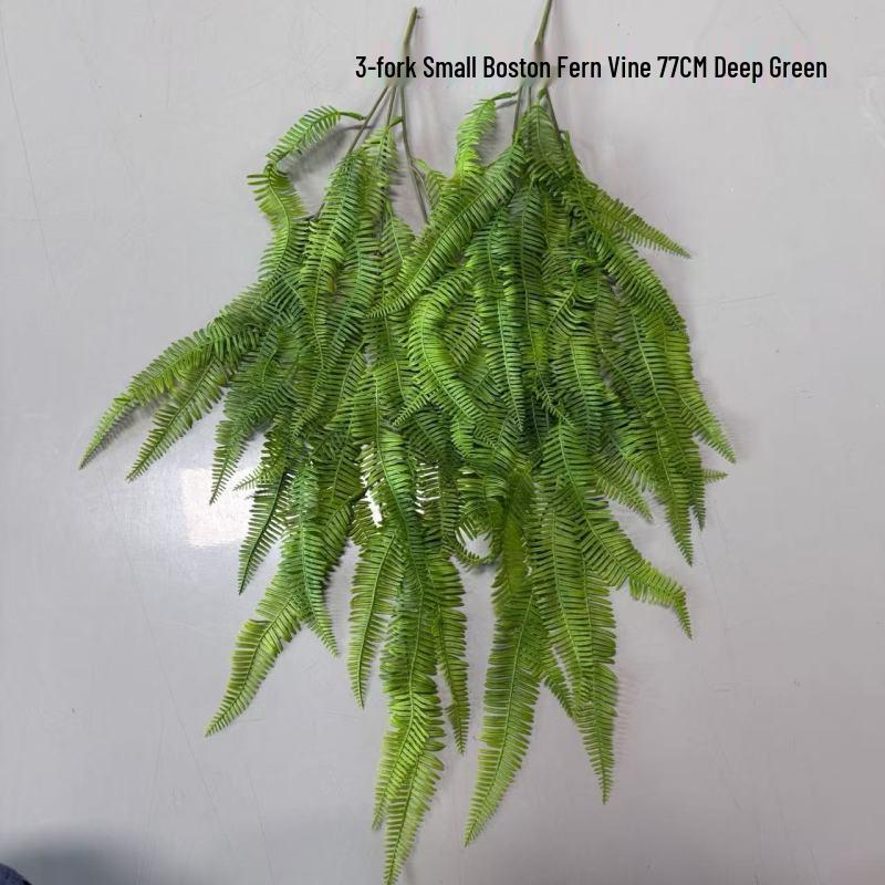 Artificial Green Fern Plant Vines for Indoor/Outdoor Wall Decoration
