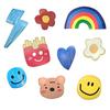 Cartoon Smiley Face Rainbow Bear Lightning Balloon Sticker Baby Year Old Venue Arrangement Decorative Card Customization