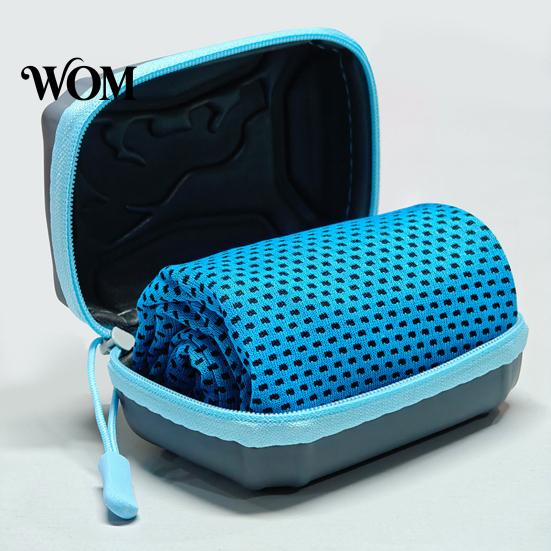 Sweat Absorbing Fitness Towel 1/5Pcs Cooling with Carrying Case, Quick Dry Absorbent Ice for Running Neck & Face, Breathable Chilly Sports, Gym, Yoga,