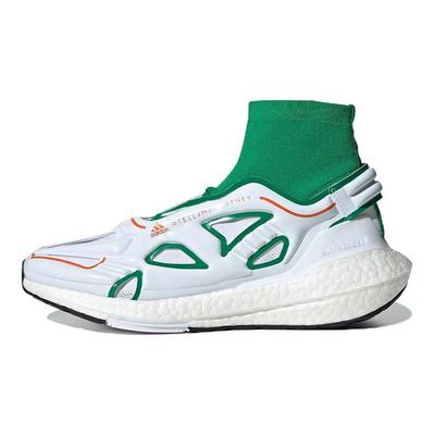 Stella McCartney x UltraBoost 22 Зеленый Белый Женские Кроссовки Облачно-Белый Полу-Ударно-Оранжевый GX9866