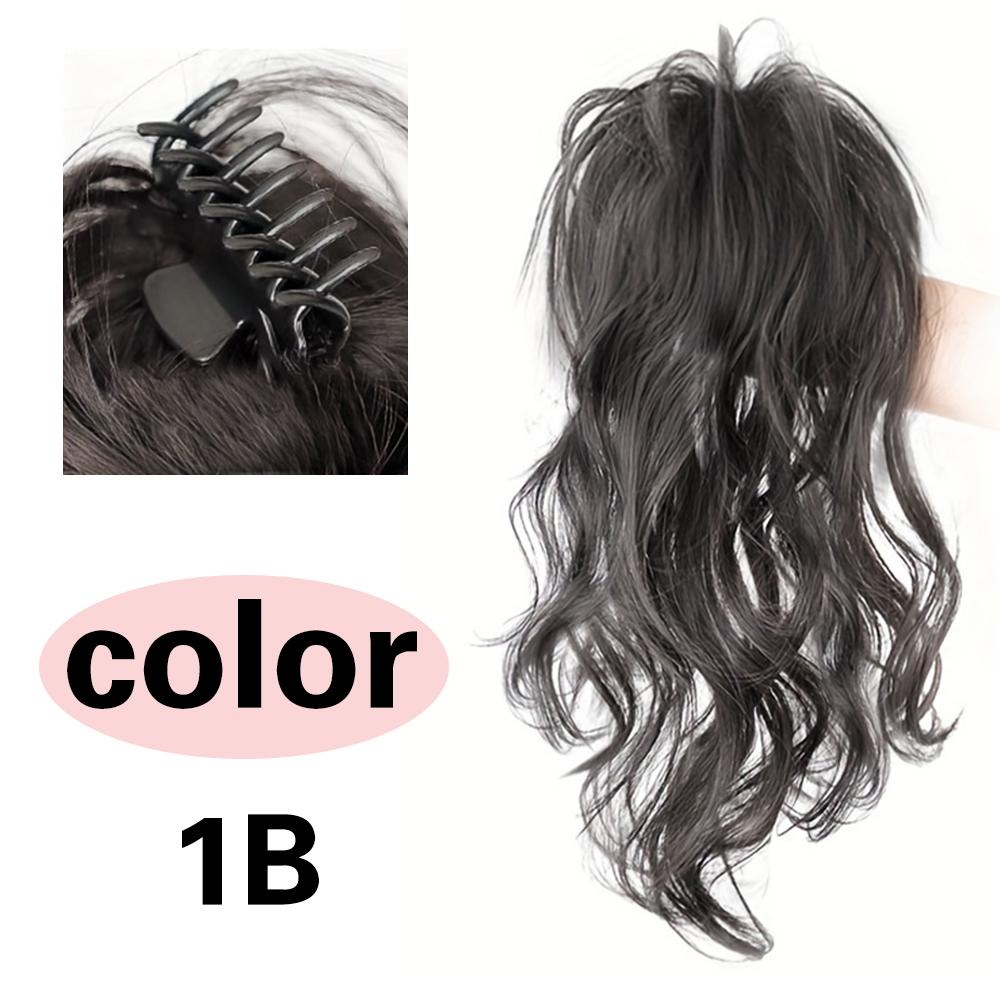 MISS WIG Синтетический хвост с когтями, длинный вьющийся волнистый хвост, зажим для наращивания волос, натуральный парик для женщин, ежедневное использование