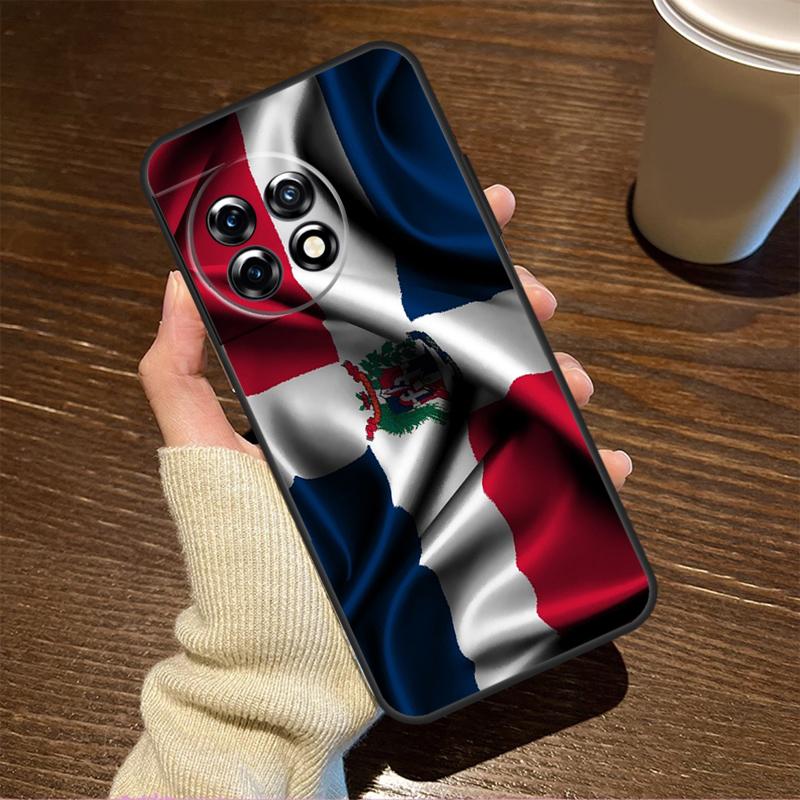 Флаг Доминиканской Республики Для OnePlus 15R 13 12 11 9 Pro 12R 13R 10T 13T Чехол Для OnePlus Nord 5 CE 2 3 4 Lite N20 N30