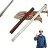 1 Heavy duty precision ruler, handheld, with centimeter and inch dual scale measurement function