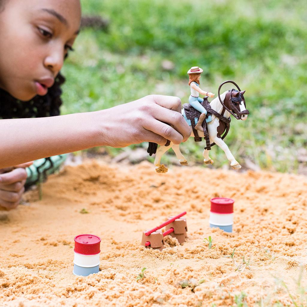 Фигурка для верховой езды в стиле вестерн Schleich Horse Club 42441