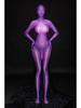 M XL Отдельные пальцы Синтетическое волокно Костюм-catsuit Боди-стокинг Чехол для пениса С капюшоном Зентаи Комбинезон Прозрачные леггинсы Трико leotard Слитное интимное белье