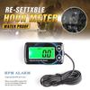 Digital Engine Tach Hour Meter Tachometer Gauge Engine RPM LCD Display Vehicle Maintenance Alert For Car Motorcycle Stroke Engine Moto Boat ATV Motor