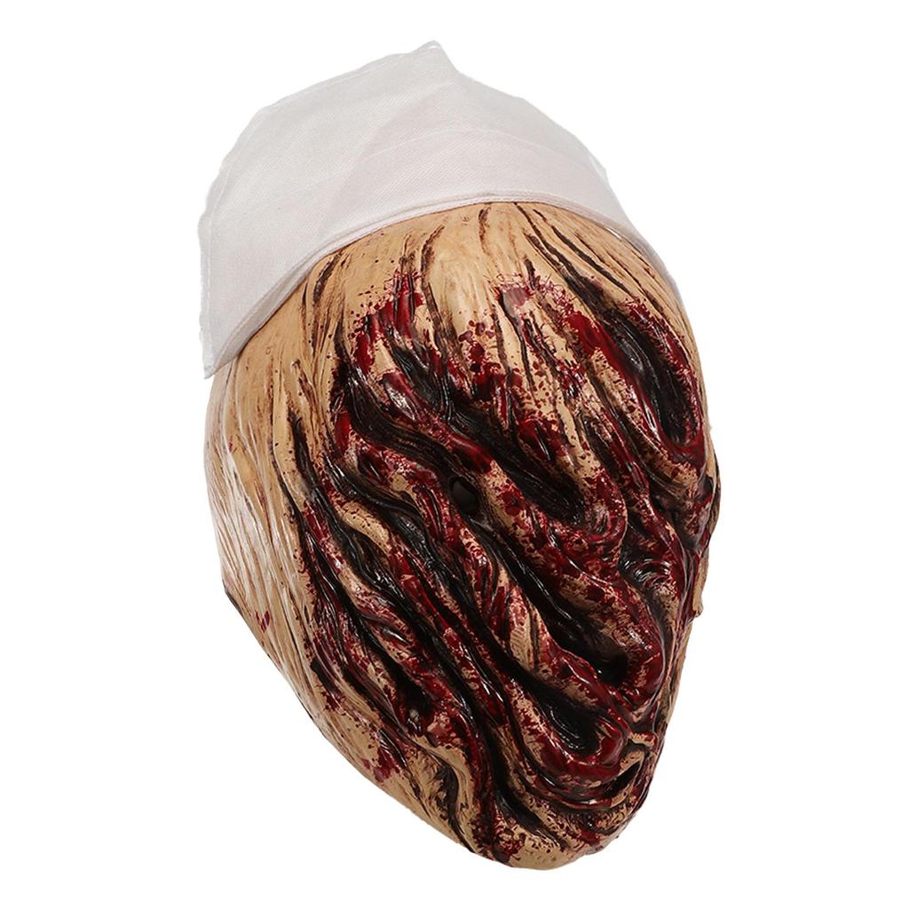 Holiday Fun Latex Mask, Rotten Face Nurse Horror Mask