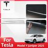 Автомобильная наклейка для Model Y Juniper 2025 2026 Защитная заплатка от царапин Металлическая декоративная полоса Защита дверей от царапин Автоаксессуар